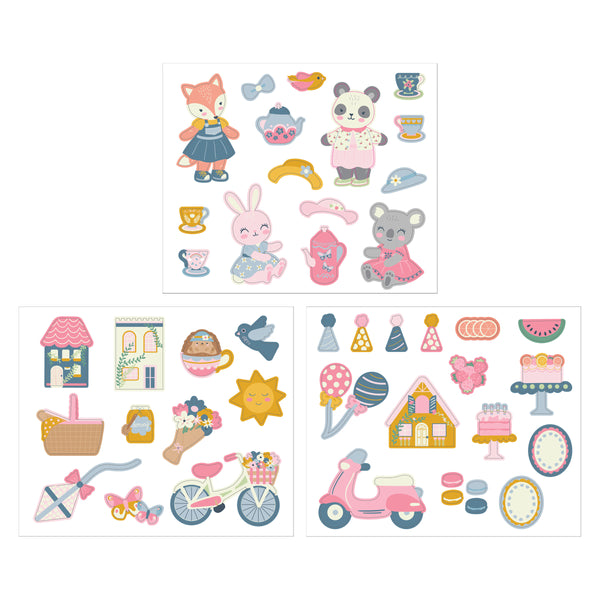 Picnic magnetic play sets magnetic pieces