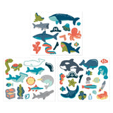 Shark magnetic play sets magnetic pieces