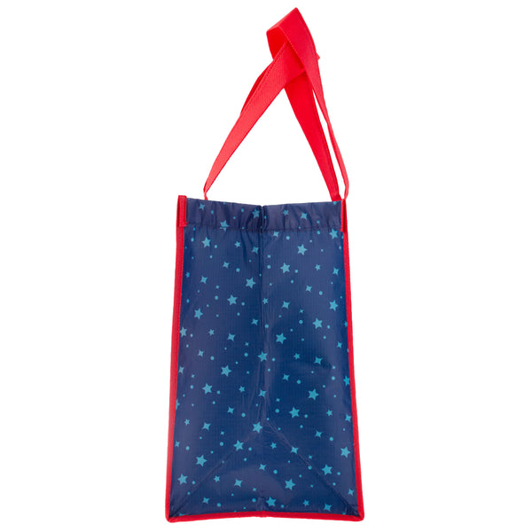Space medium recycled gift bag side view