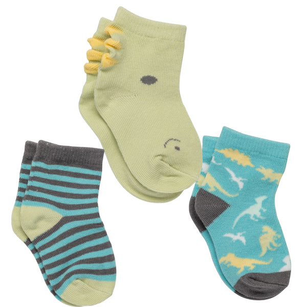 Dino boxed sock sets