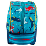 Shark toiletry bag side view