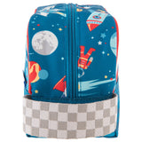Space toiletry bag side view