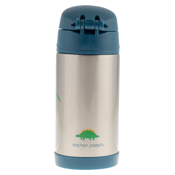Dino double wall stainless steel bottle back view