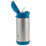 Space double wall stainless steel bottle open view