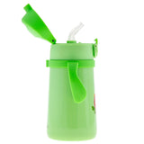 Zoo double wall stainless steel bottle with handles open view
