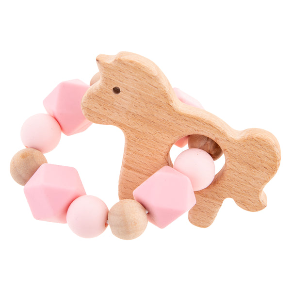 Silicone Teether W/ Pouch