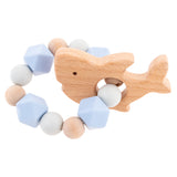 Silicone Teether W/ Pouch