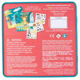 Shark and tiger travel tin magnetic dress up back view
