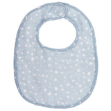 Zoo baby box set muslin bib view.