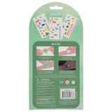 Glow creatures temporary tattoos packaging back view