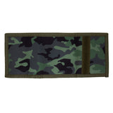 Camo wallet front open view