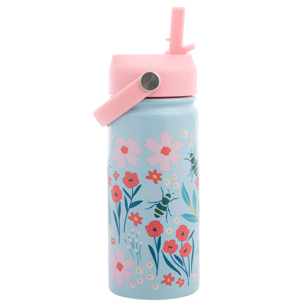 Insulated Stainless Steel Water Bottle with Handle