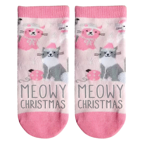 Cat holiday socks