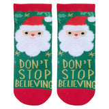Santa holiday socks