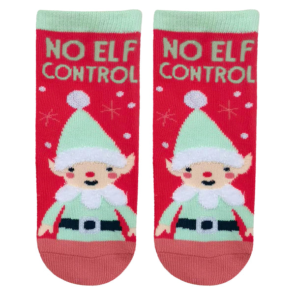 Elf holiday socks