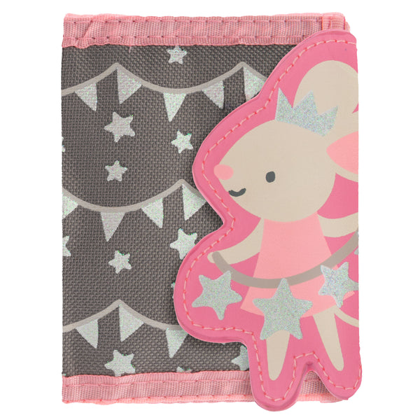 Mouse holiday wallet front view