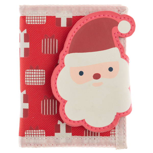 Santa holiday wallet front view
