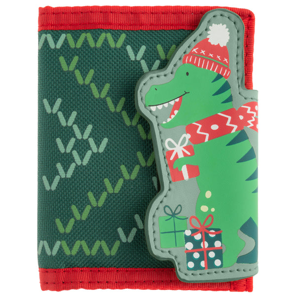 Dino holiday wallet front view