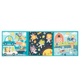 4 In 1 Magnetic Puzzle Book boy opened