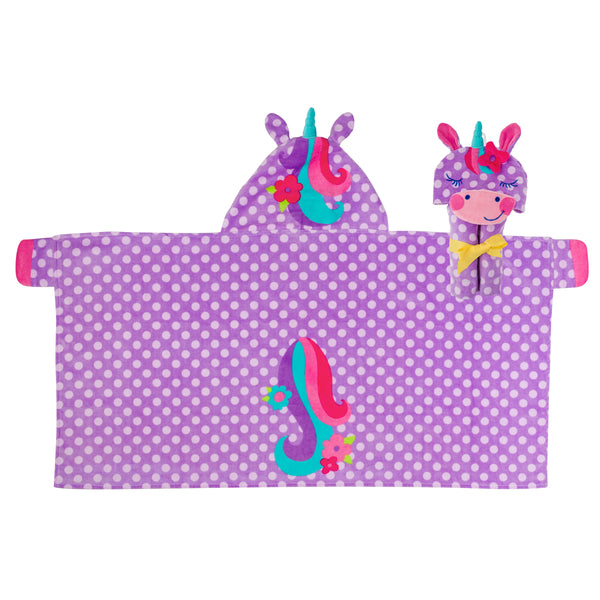 Unicorn hooded towel