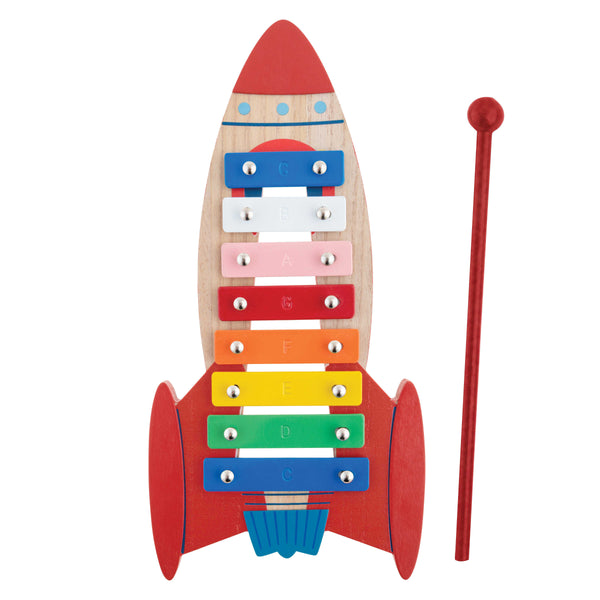 Rocket xylophone front view