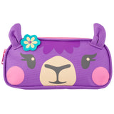 Llama pencil pouch front view