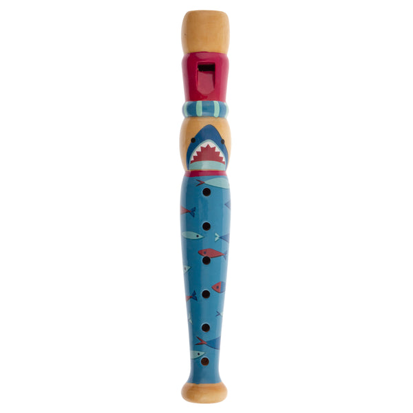 Blue shark recorder flute