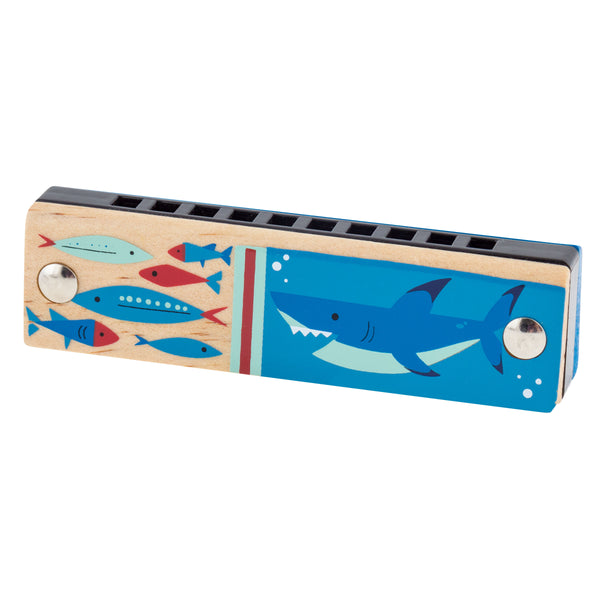 Blue shark harmonica