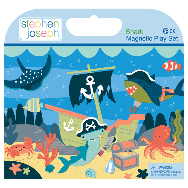 Shark magnetic play sets front view