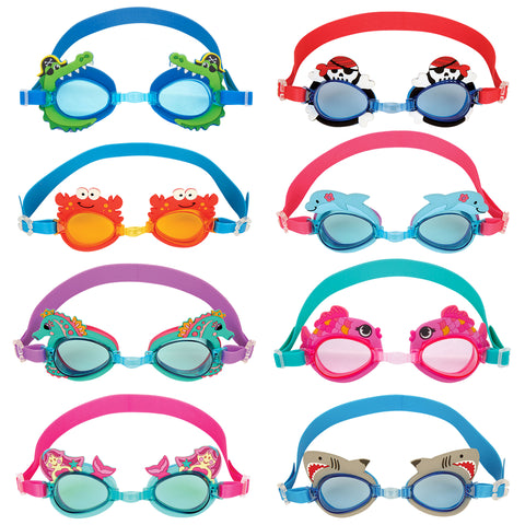 Swim goggles assortment variables view