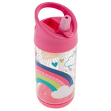 Rainbow flip top bottle front view