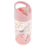 Unicorn flip top bottle front view