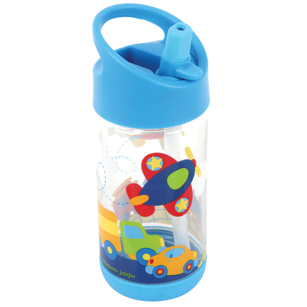 Airplane flip top bottle front view
