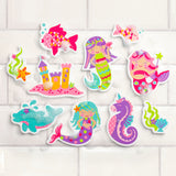 Mermaid foam bath toys