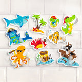 Shark foam bath toys