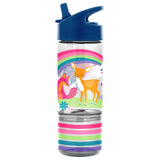 Woodland sip and snack bottle front view