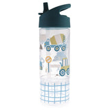 Construction sip and snack bottle front view