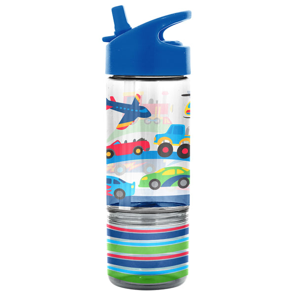 Transportation sip and snack bottle front view