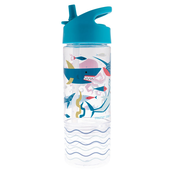 Sharks sip and snack bottles front view