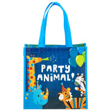Zoo medium recycled gift bag front view