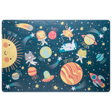 Space floor puzzle assembled view