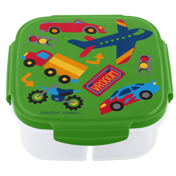 Transportation snack box with ice pack