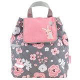 Bunny quilted backpack for baby front view