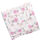 Flower muslin blanket