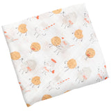 Milk and cookies muslin blanket