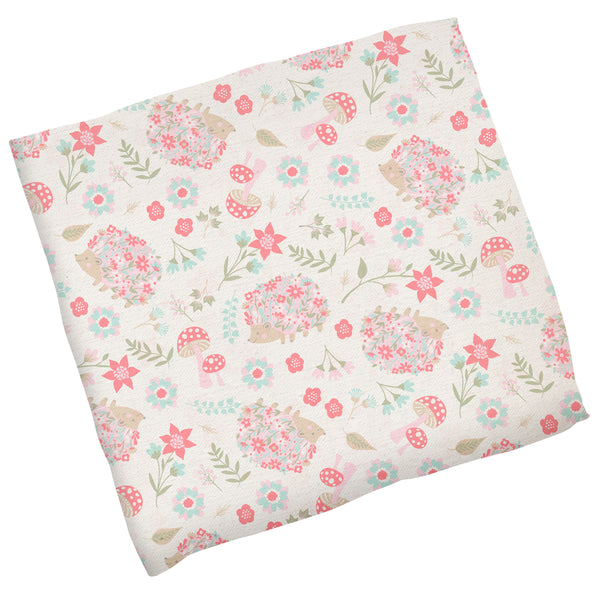 Hedgehog muslin blanket
