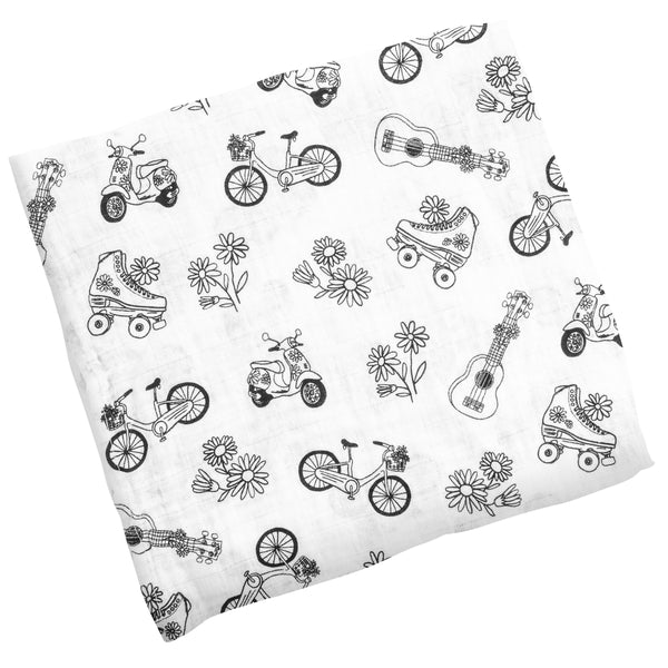 Sketch muslin blanket
