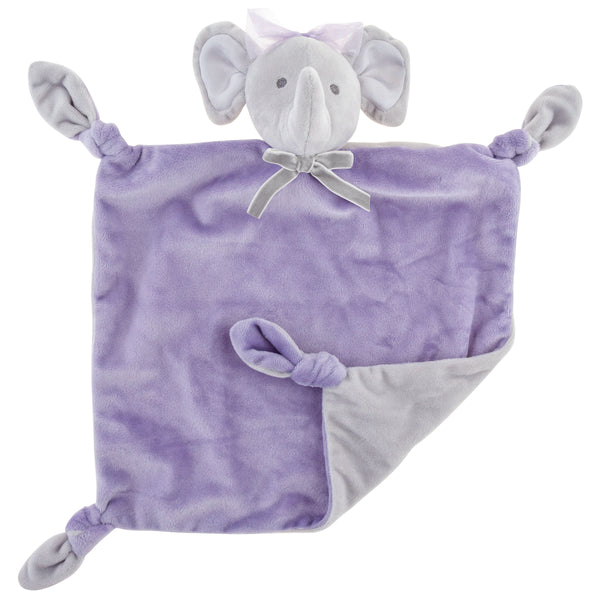 Elephant plush lovie front view