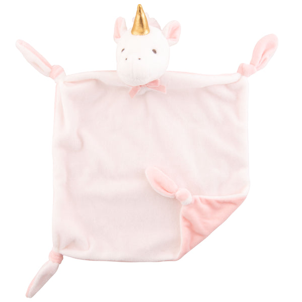 Unicorn plush lovie front view