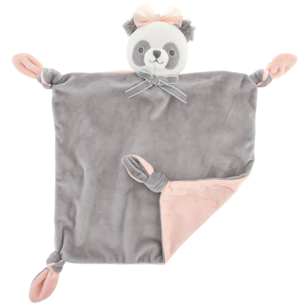 Panda plush lovie front view